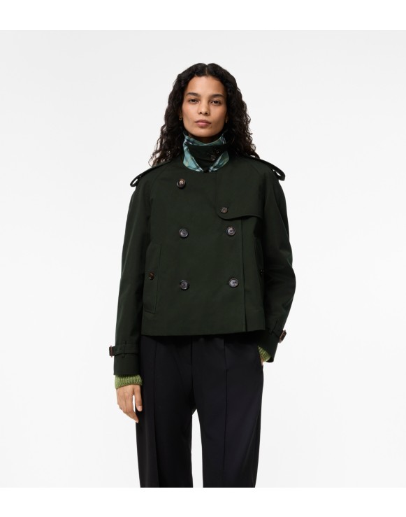 バーバリー♡カシミヤ　ダブルフェイス　コート　金ボタン　ノバチェック グリーン Women's New Arrivals | Burberry®️ Official