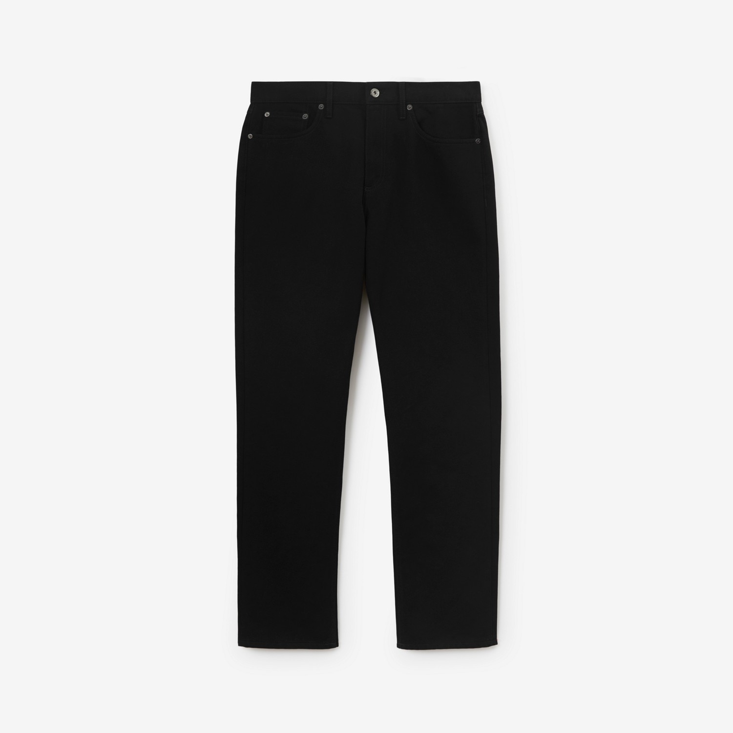 Regular Fit Jeans in Black - Men, Denim | Burberry® Official