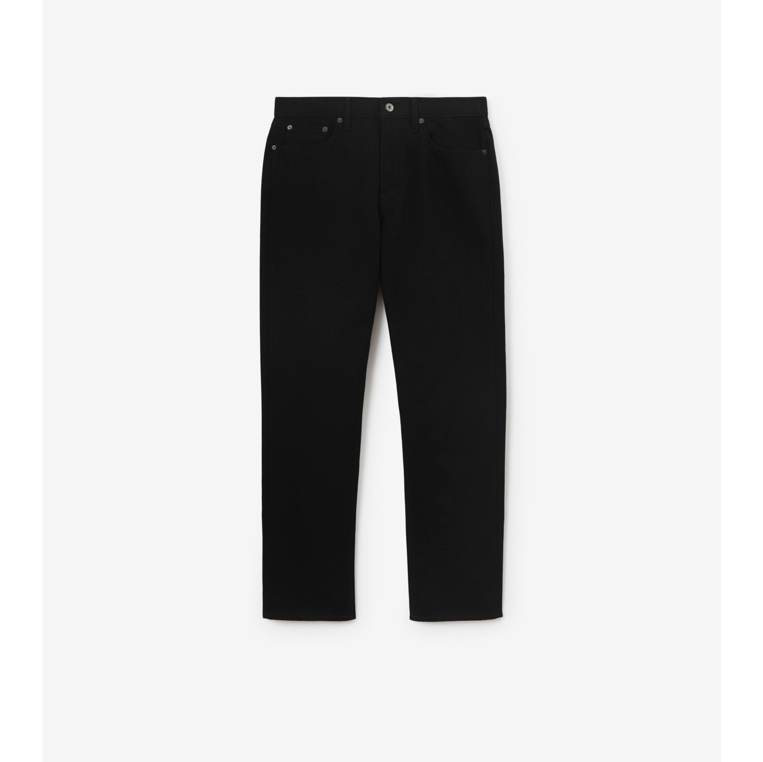 Regular Fit Jeans in Black - Men, Denim | Burberry® Official