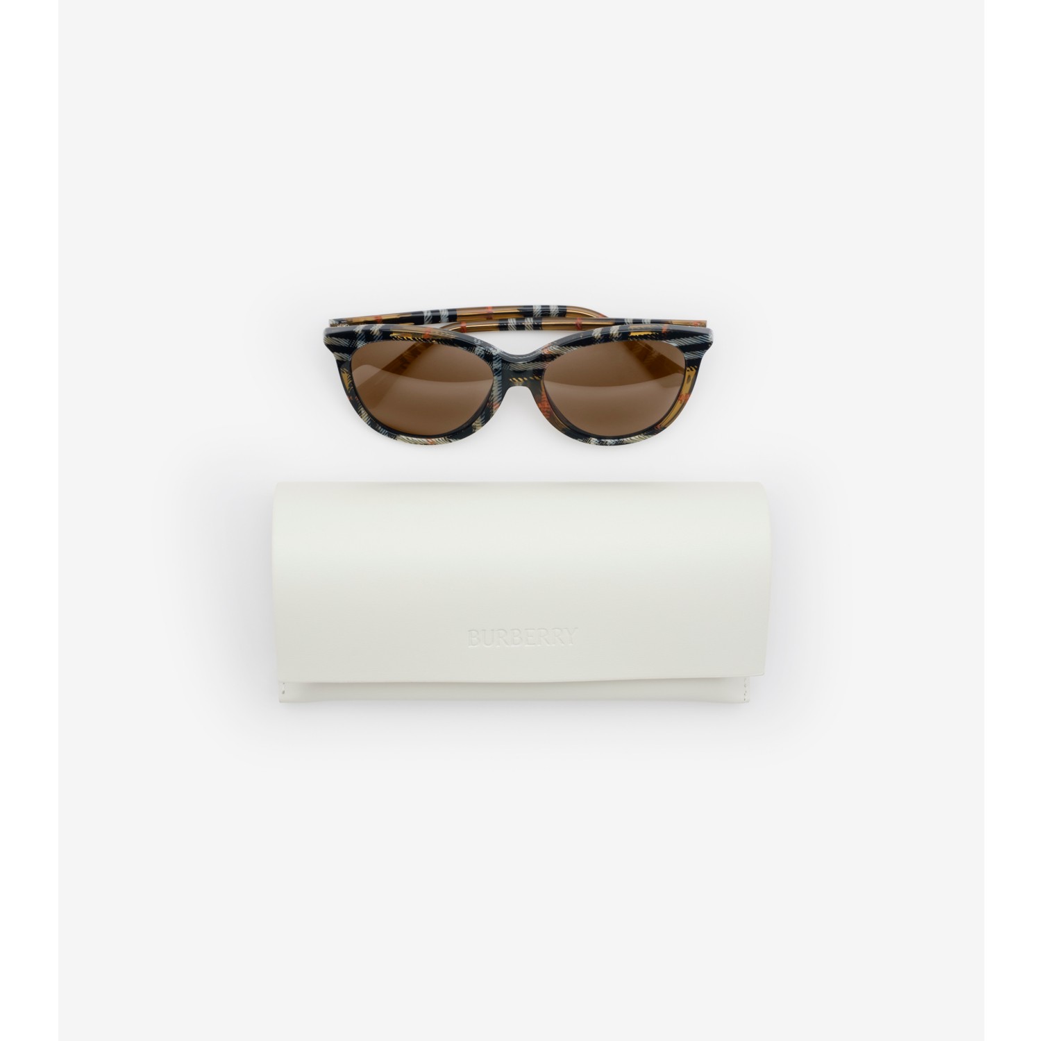 Lunettes de soleil rondes tubulaires Check