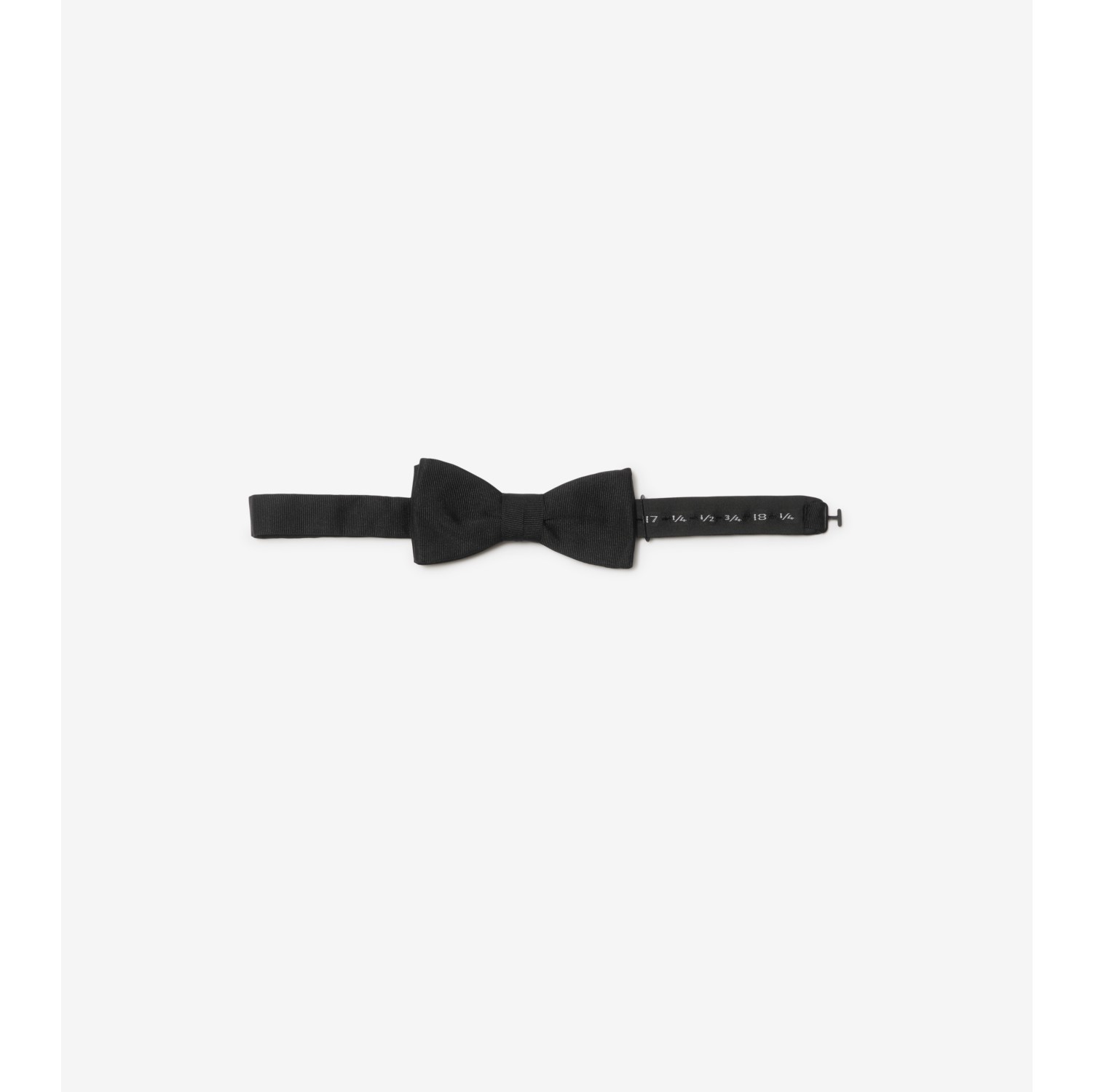 Silk Bow Tie in Black Men Burberry Official