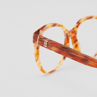 burberry round optical frames