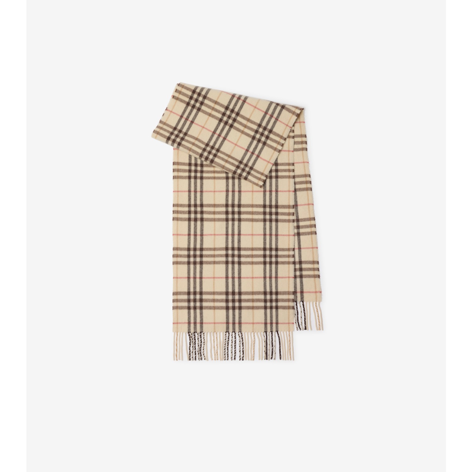 Check Cashmere Scarf