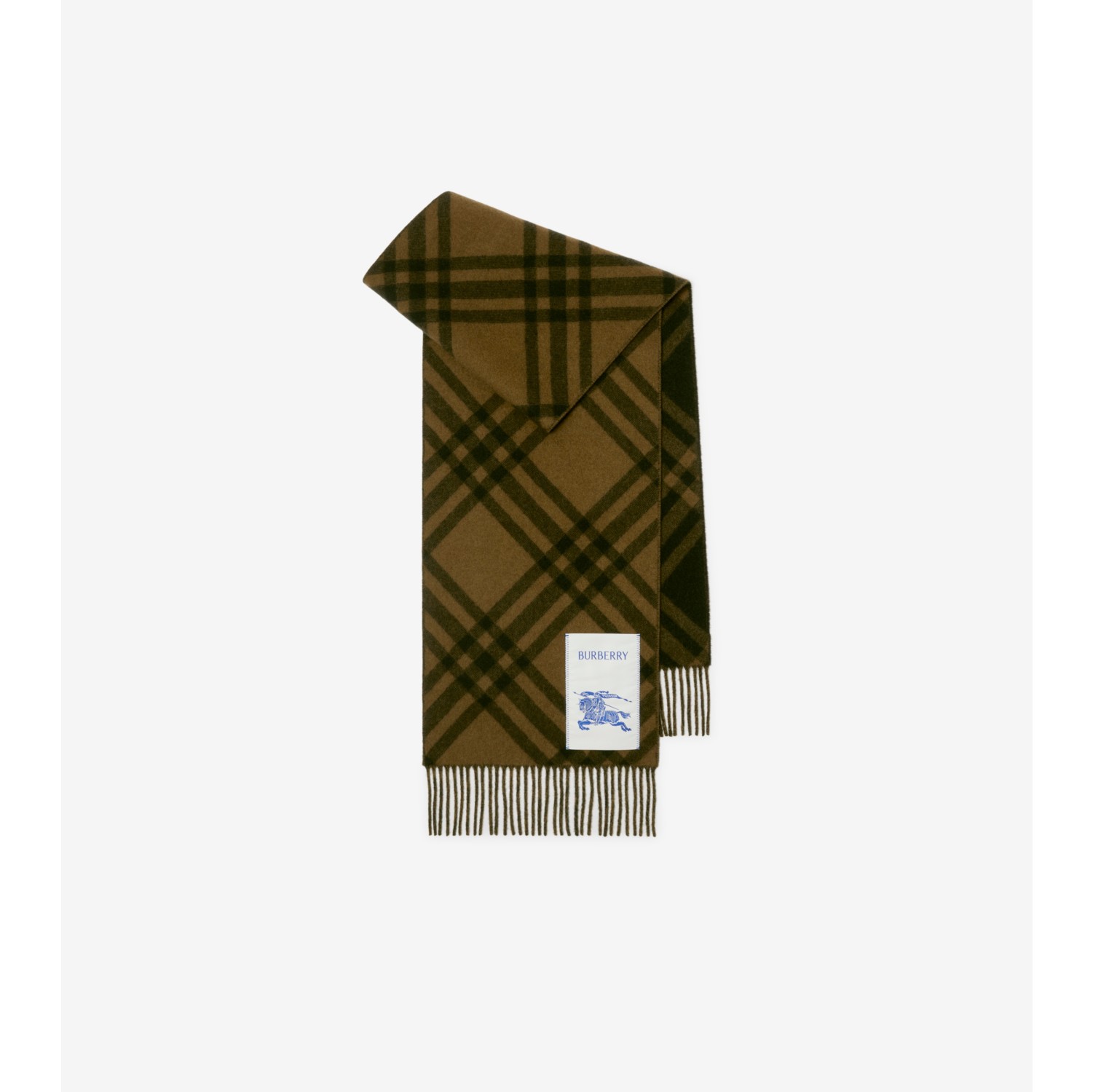 Check Cashmere Scarf