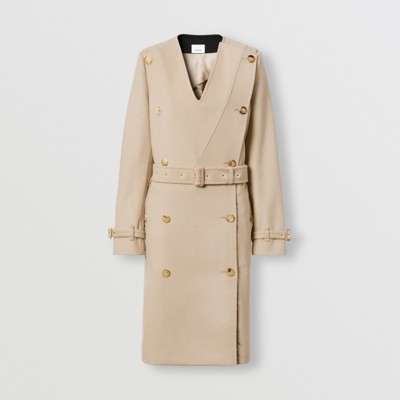 burberry women's wool cashmere coat