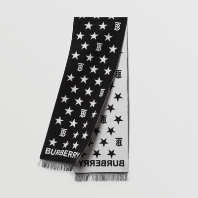 burberry scarf kids blue