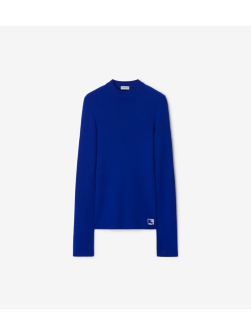 Burberry Ekd Wool Blend Sweater In Knight