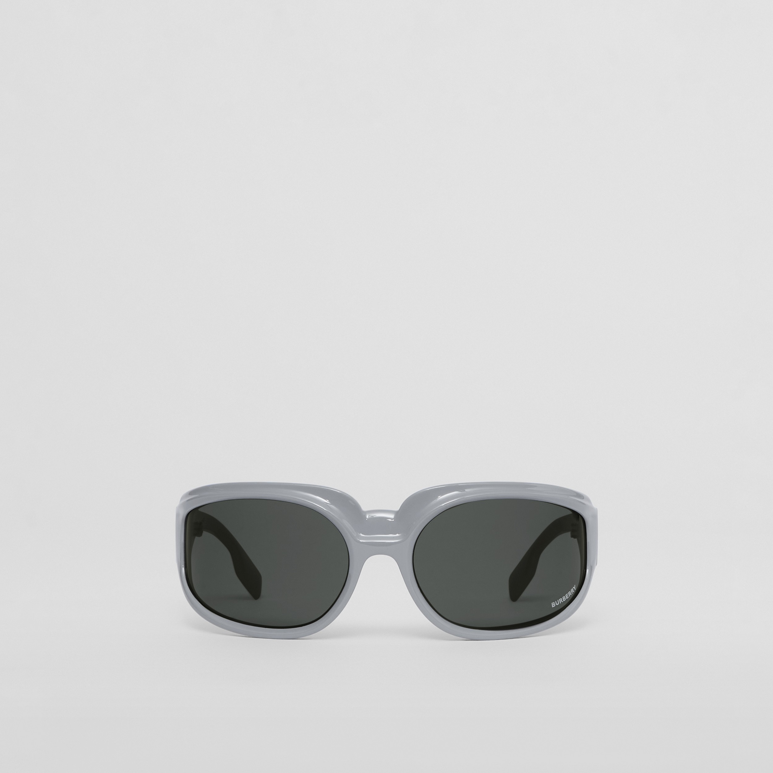 Ovale Sonnenbrille (Aschgrau) - Damen | Burberry® - 1