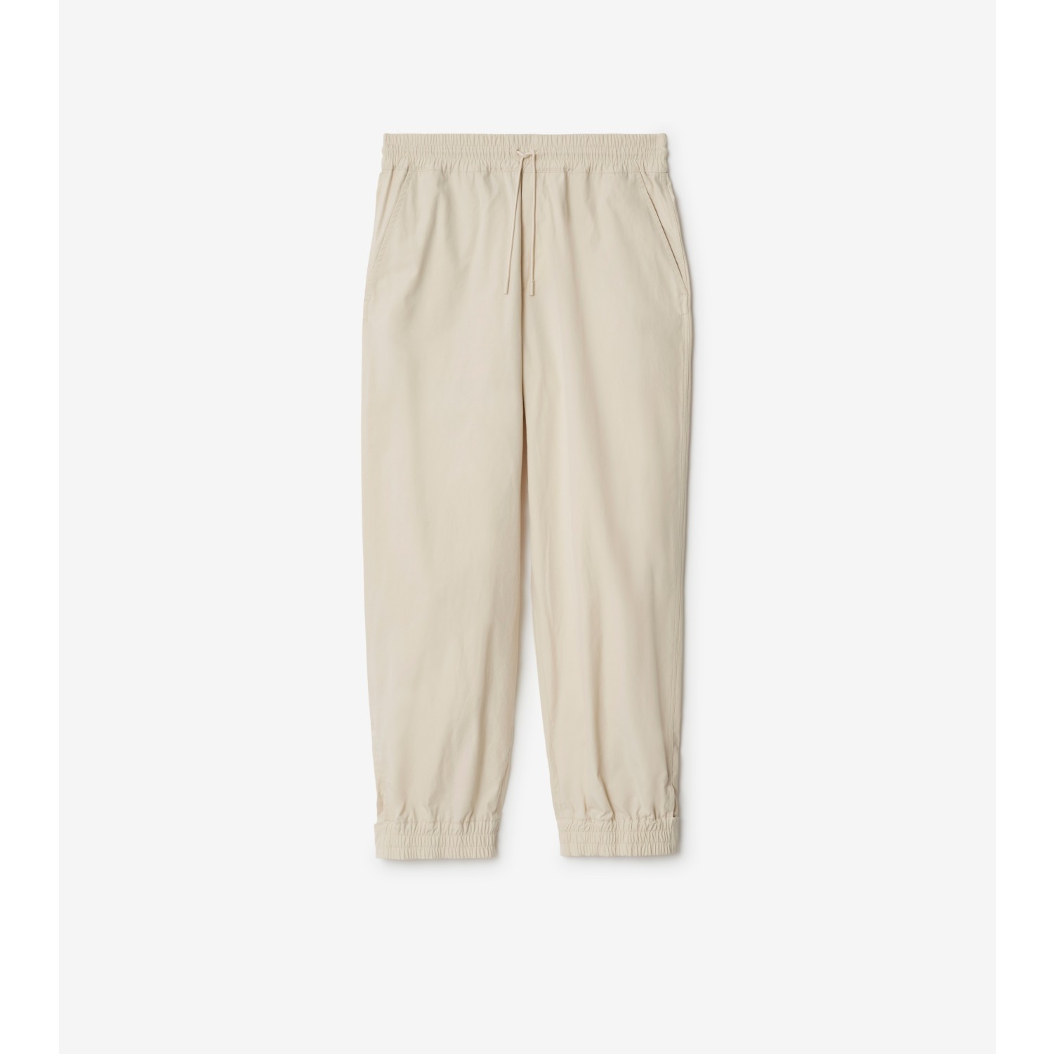 Cotton Blend Tailored Trousers