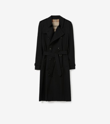 Burberry black raincoat with hood best sale