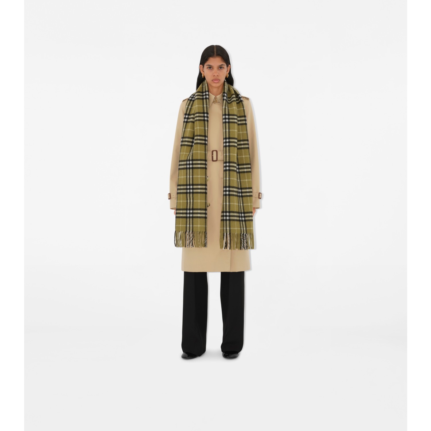 Sciarpa in cashmere Check