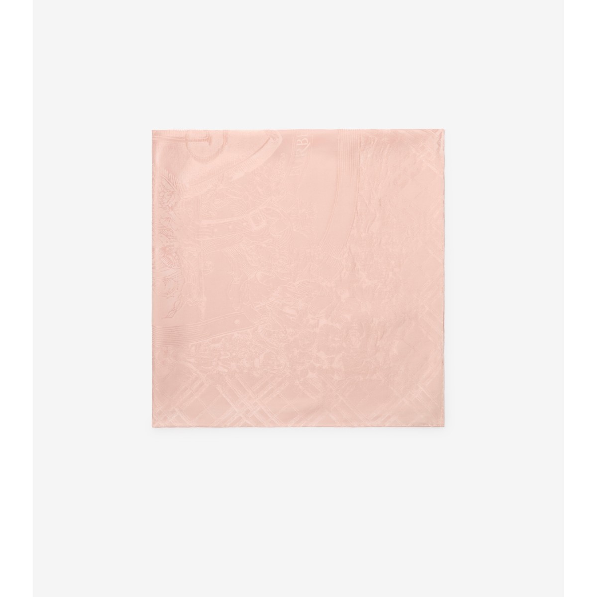  Check Floral Crest Scarf