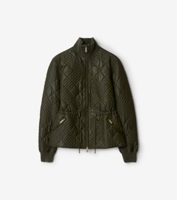 マイクロチェックステッチ ナイロン ウェイカーリー ジャケット