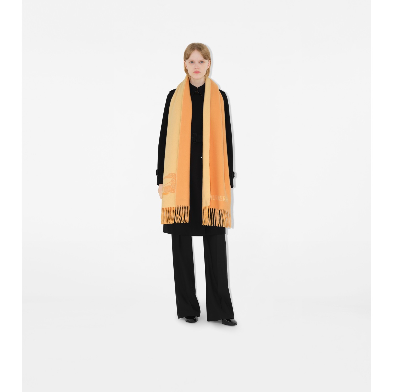 Reversible EKD Cashmere Scarf