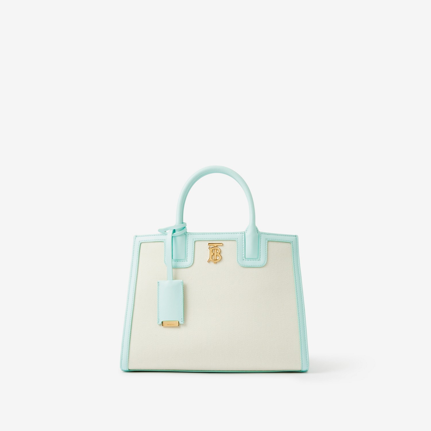 Mini Frances Bag in Natural/cool Mint - Women | Burberry® Official