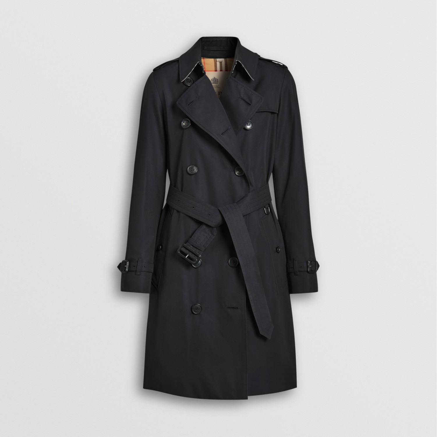 The Mid-length Kensington Heritage Trench Coat in Midnight - Women ...