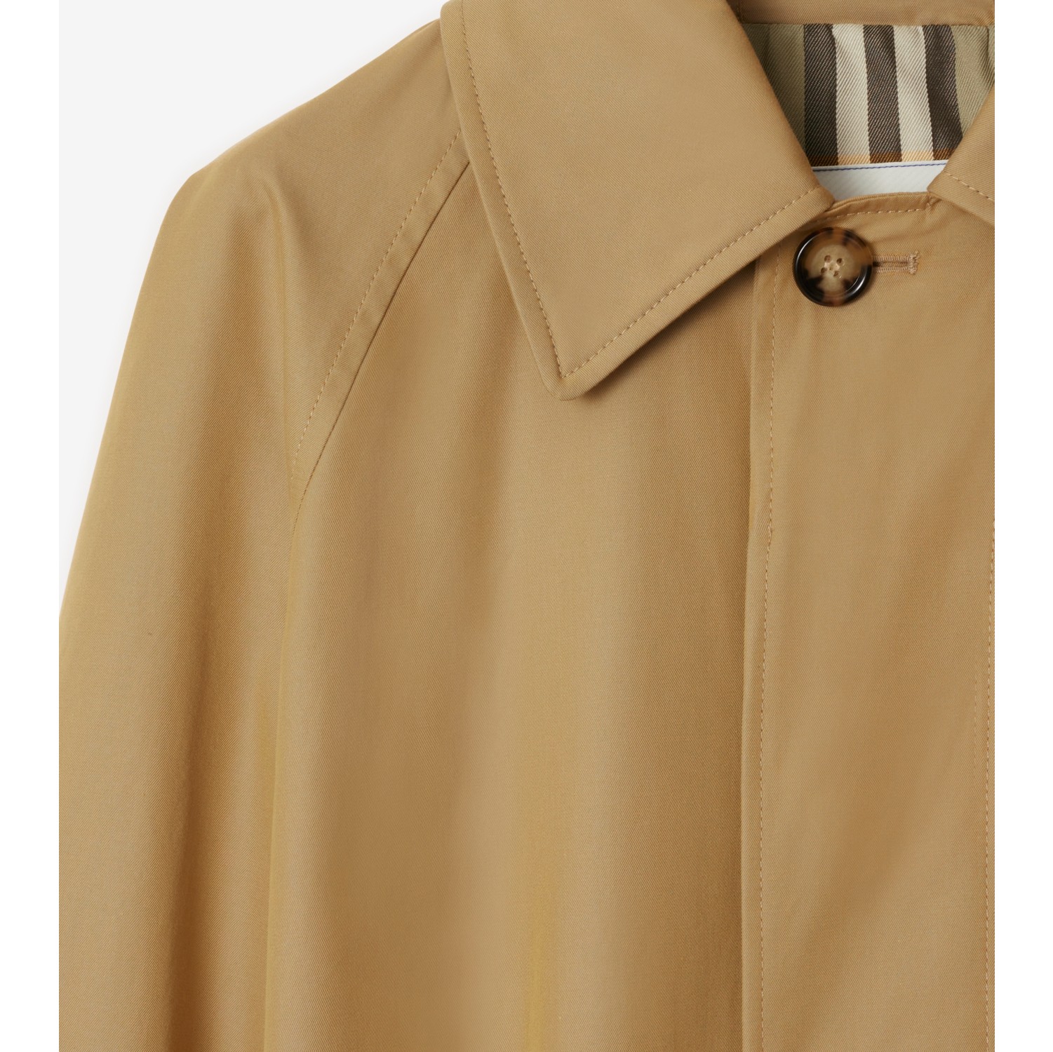 Long Gabardine Car Coat