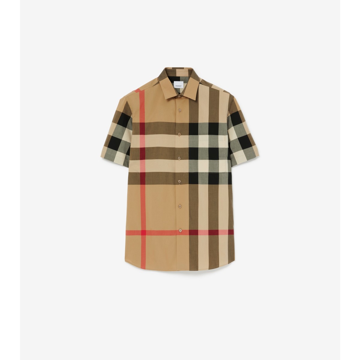  Check Slim Fit Cotton Shirt