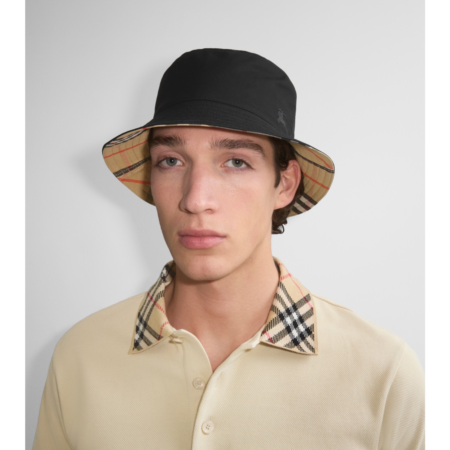 Reversible Gabardine Bucket Hat