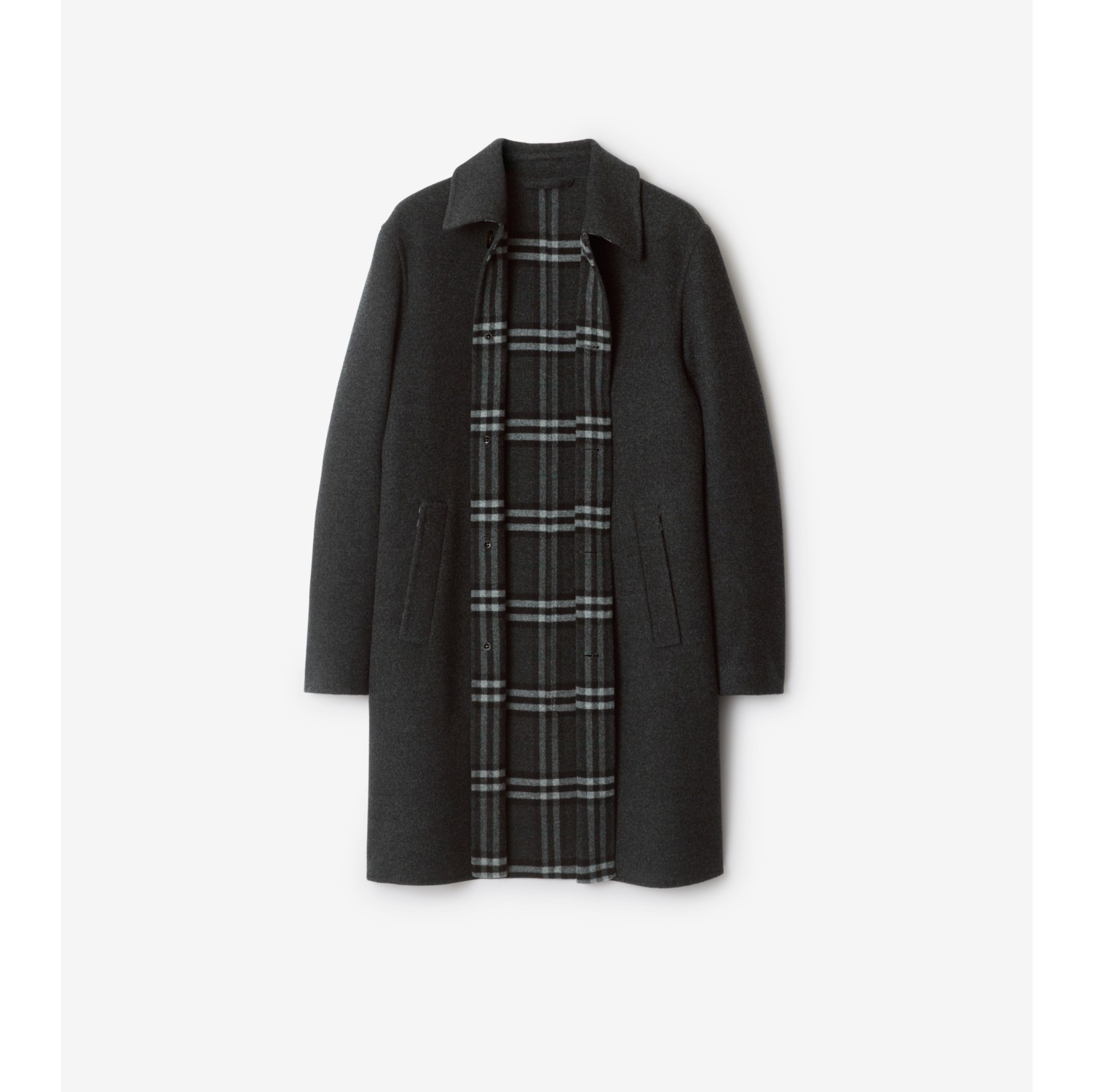 Mid-length Wool Car Coat