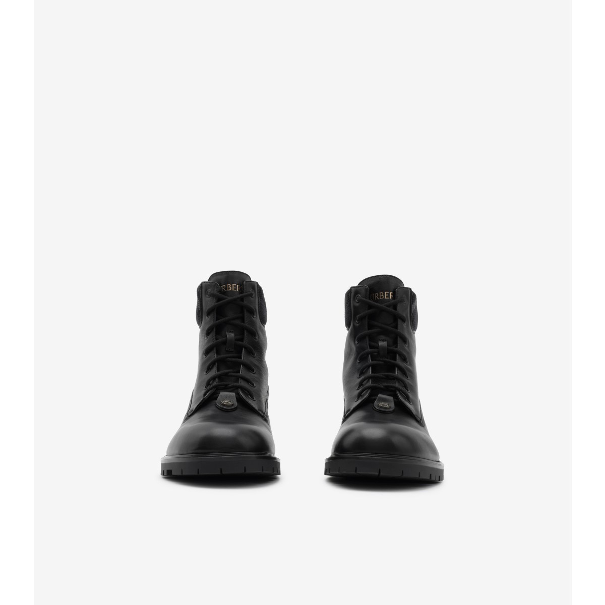  Check Leather Durham Boots