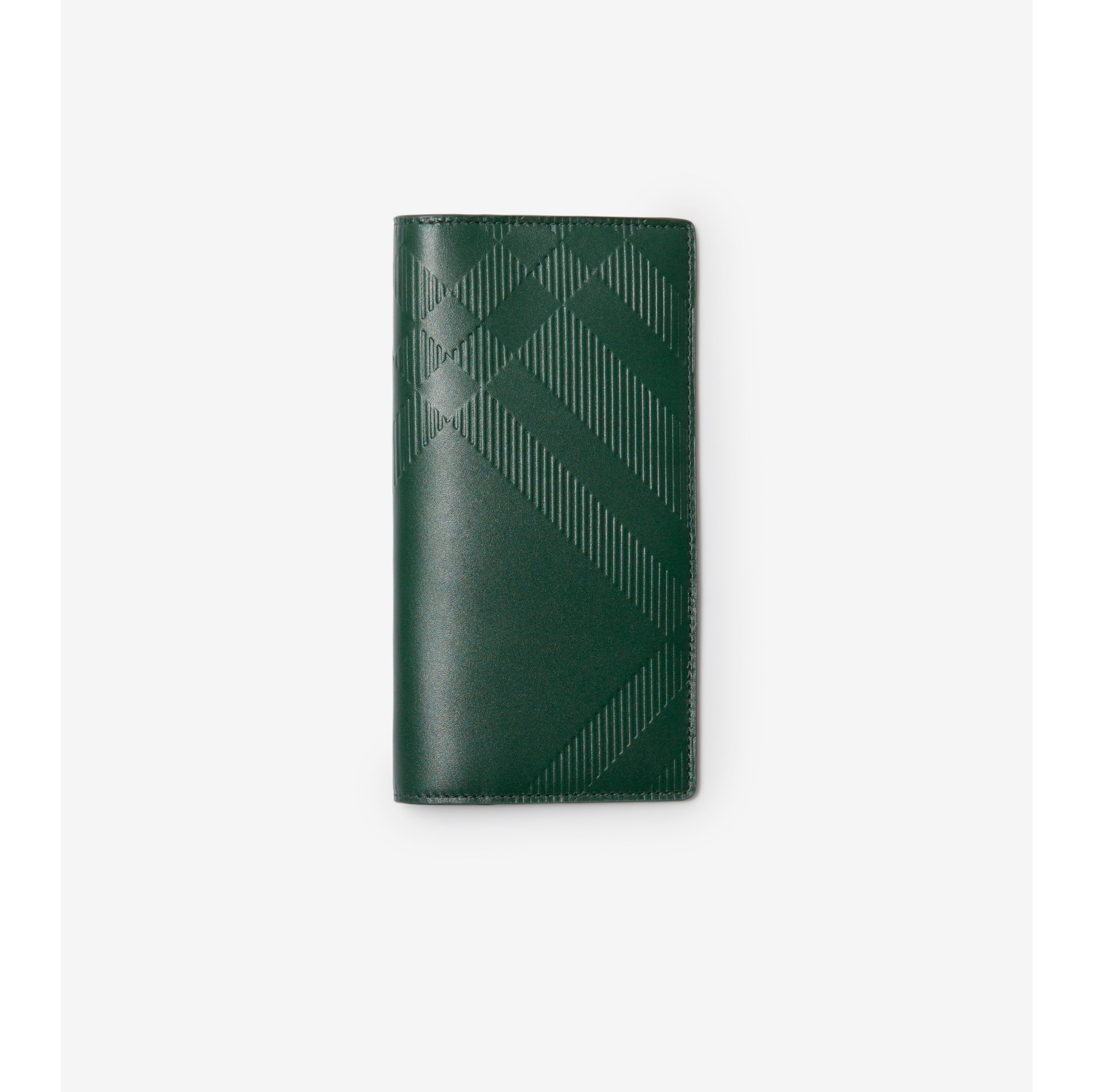 Leather Continental Wallet in Vine - Men | Burberry® Official