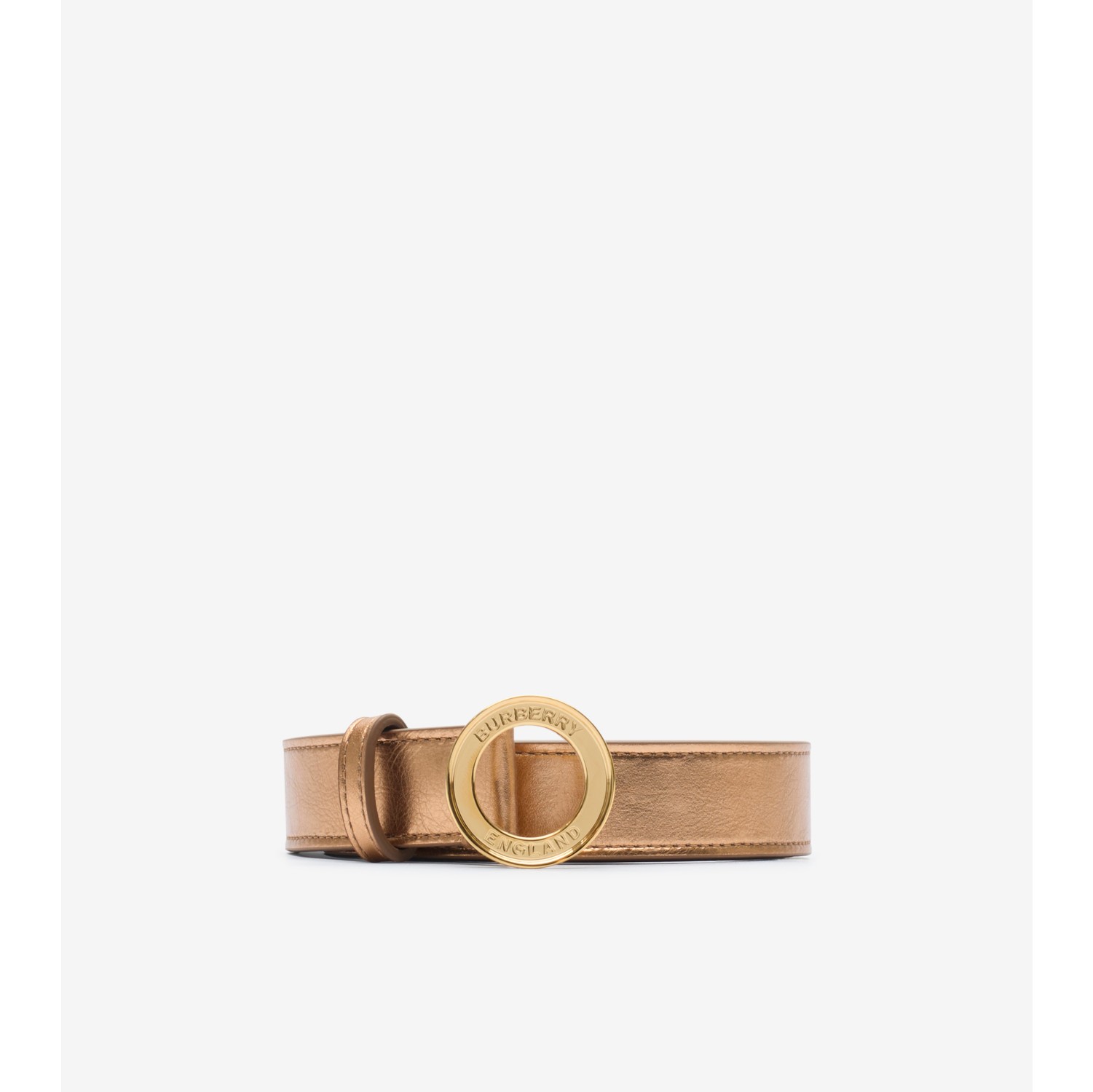 Ceinture en cuir à logo