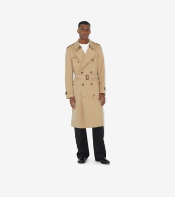 Long Kensington Heritage Trench Coat In Honey - Men | Burberry® Official