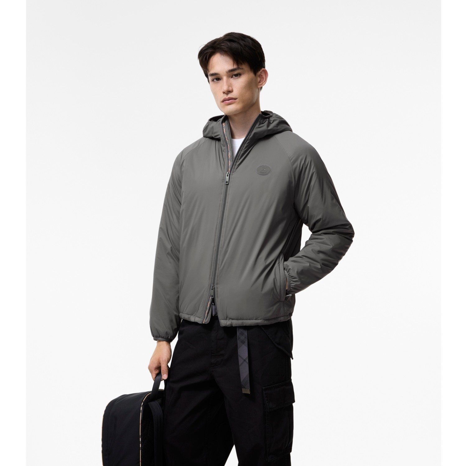 Packable Nylon Dunwich Hooded Jacket