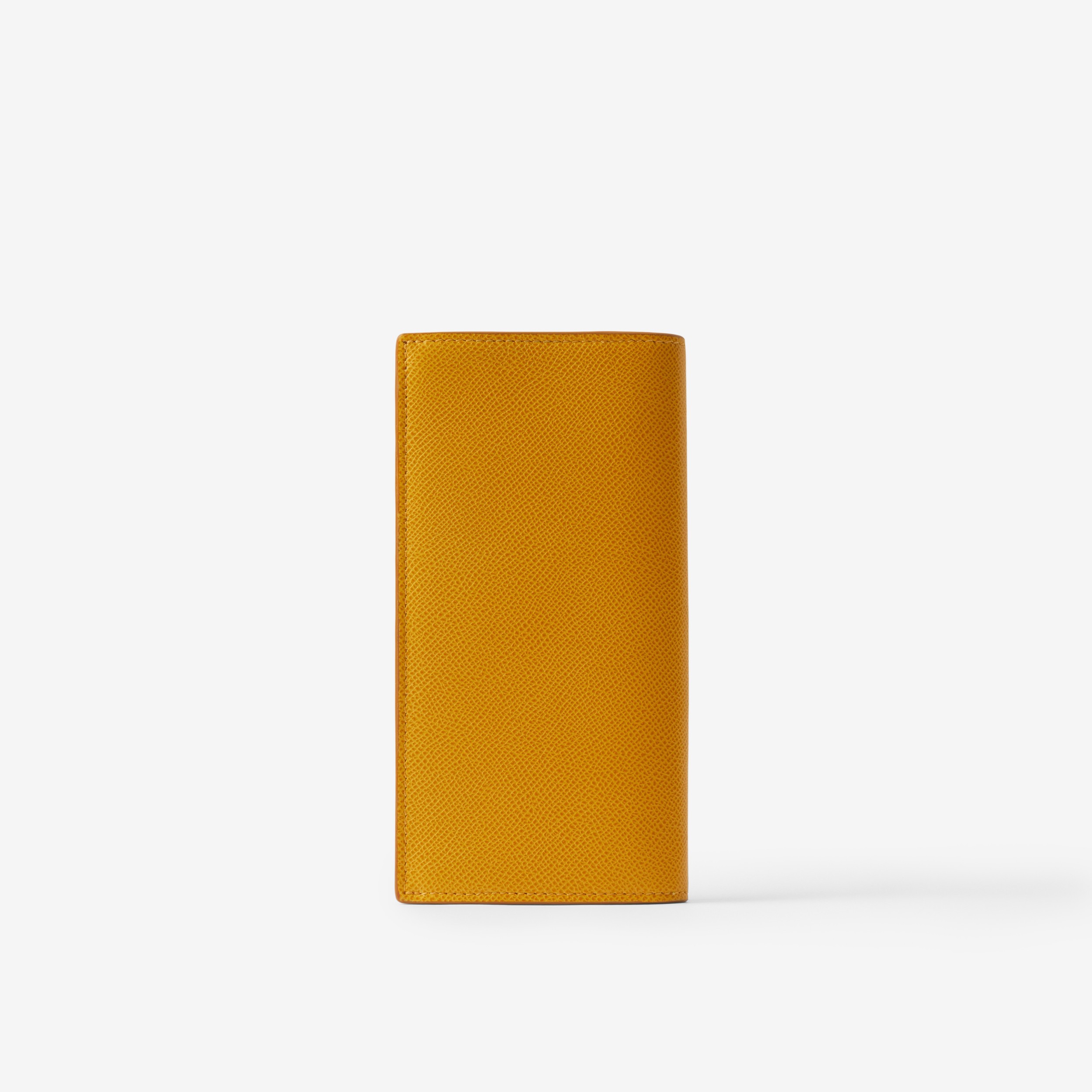 Grainy Leather TB Continental Wallet in Marigold - Men | Burberry® Official - 3