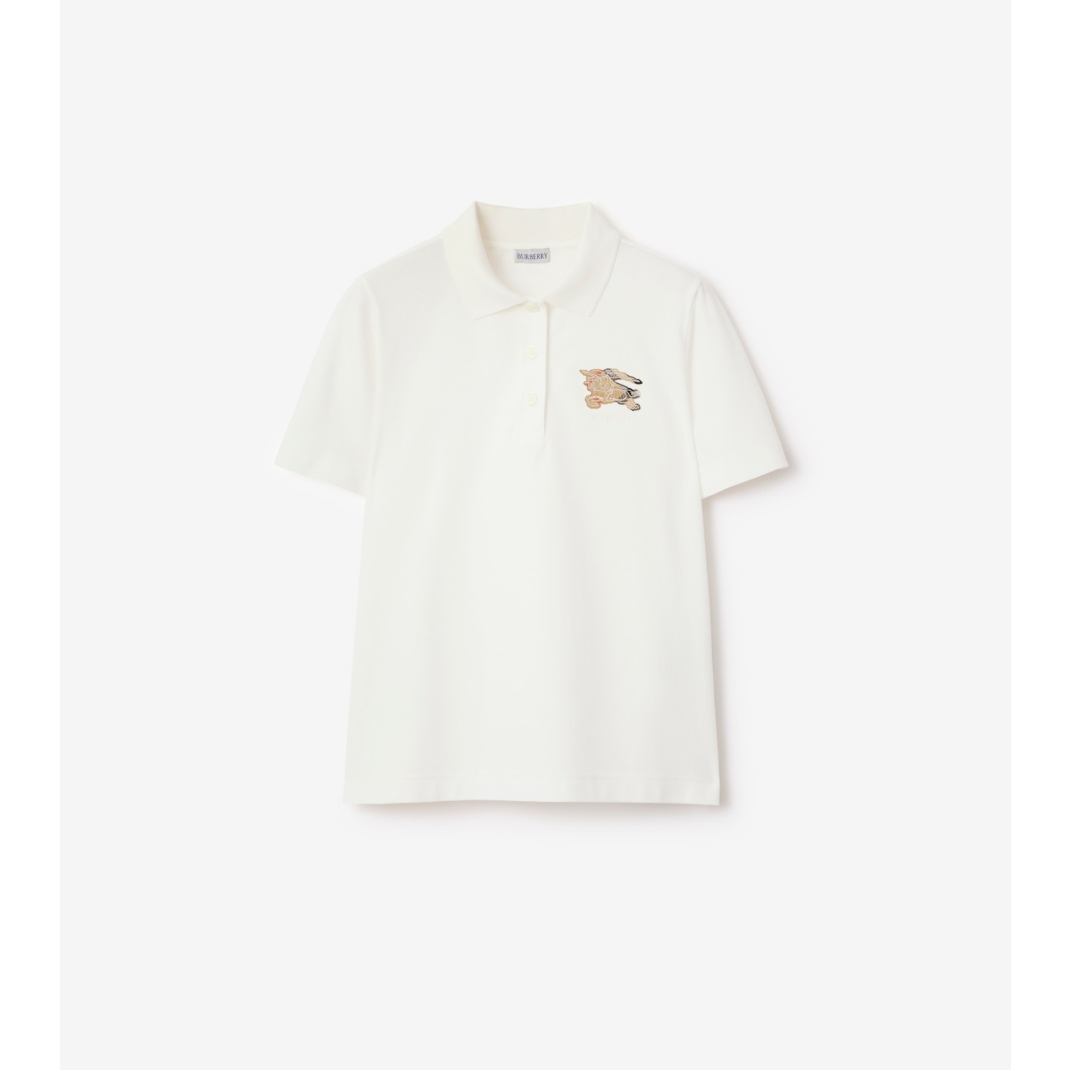 Knight Check Cotton Polo Shirt