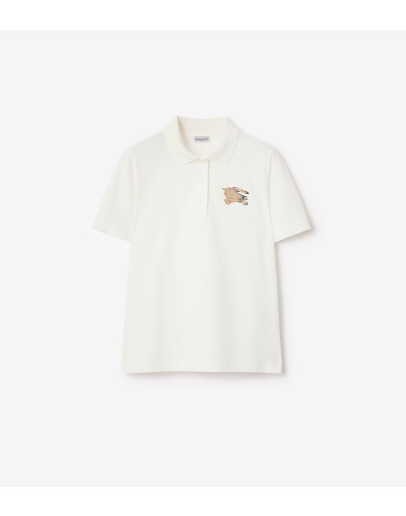 Knight Check Cotton Polo Shirt