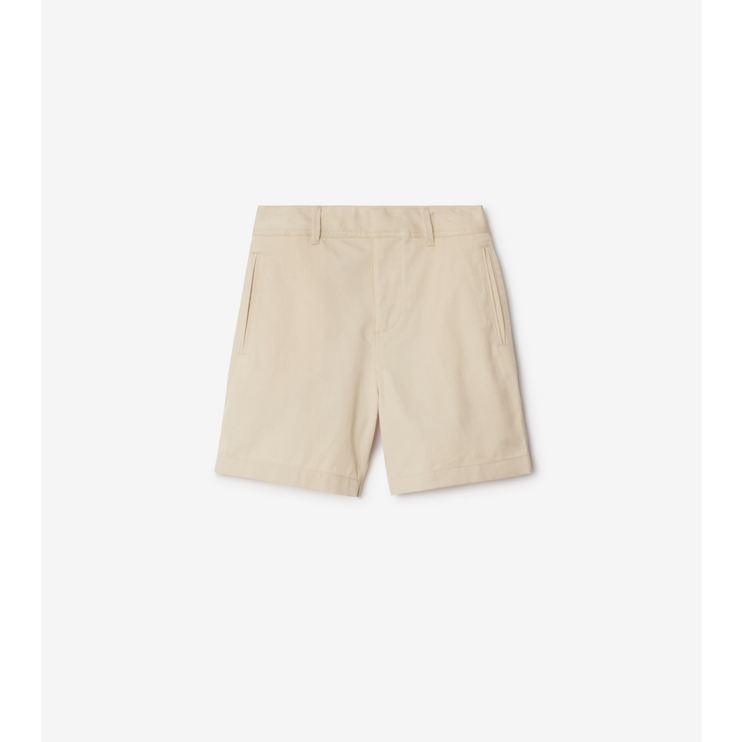 Cotton Blend Shorts in Pale stone | Burberry® Official