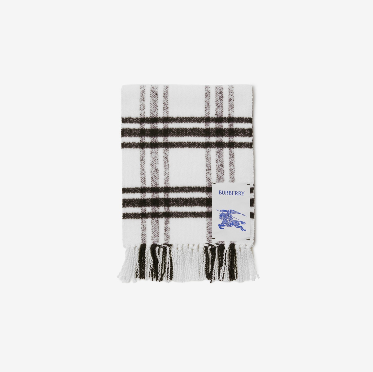 Check Wool Scarf