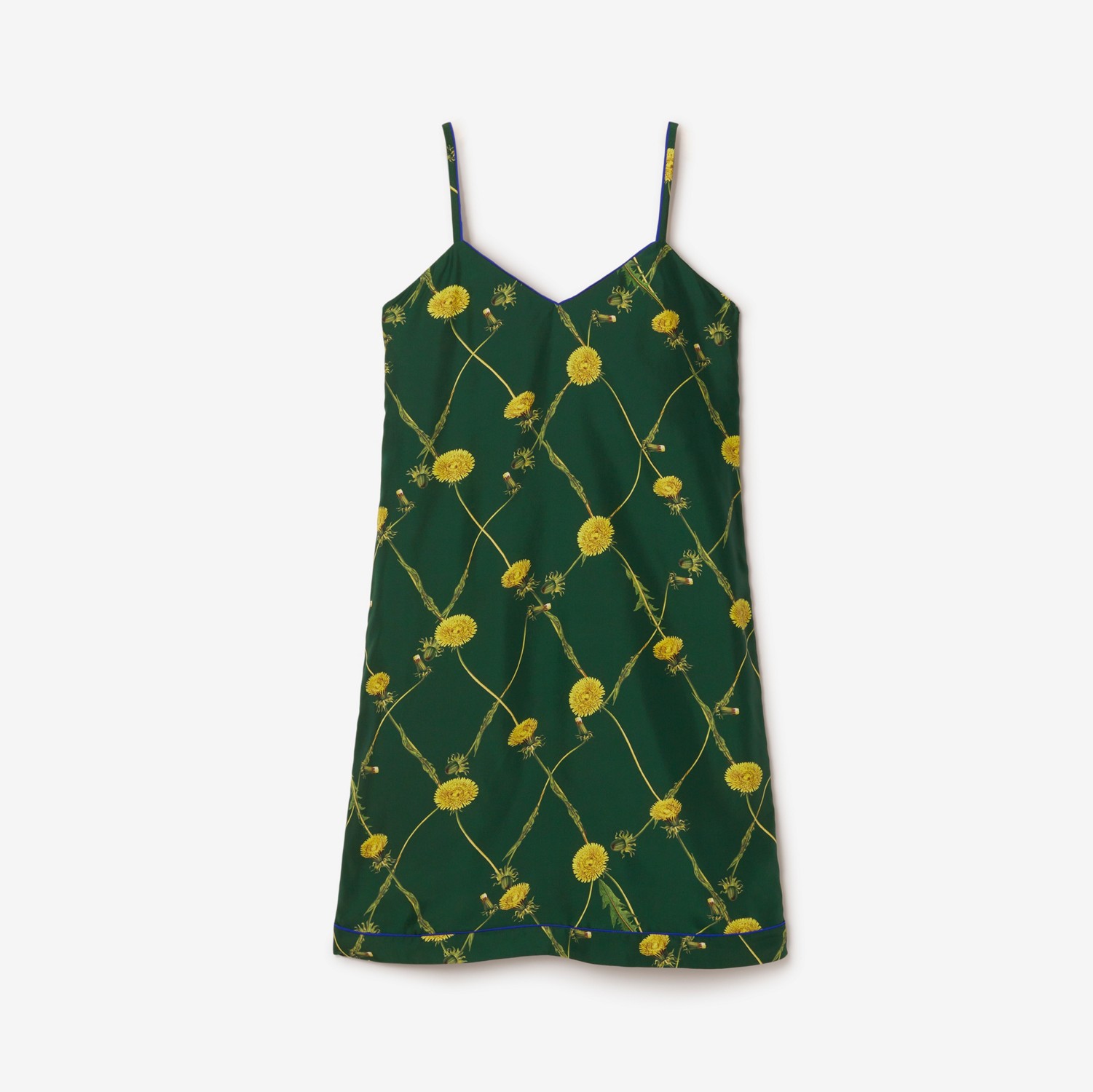 Dandelion Silk Dress in Ivy - Women | Burberry® Official