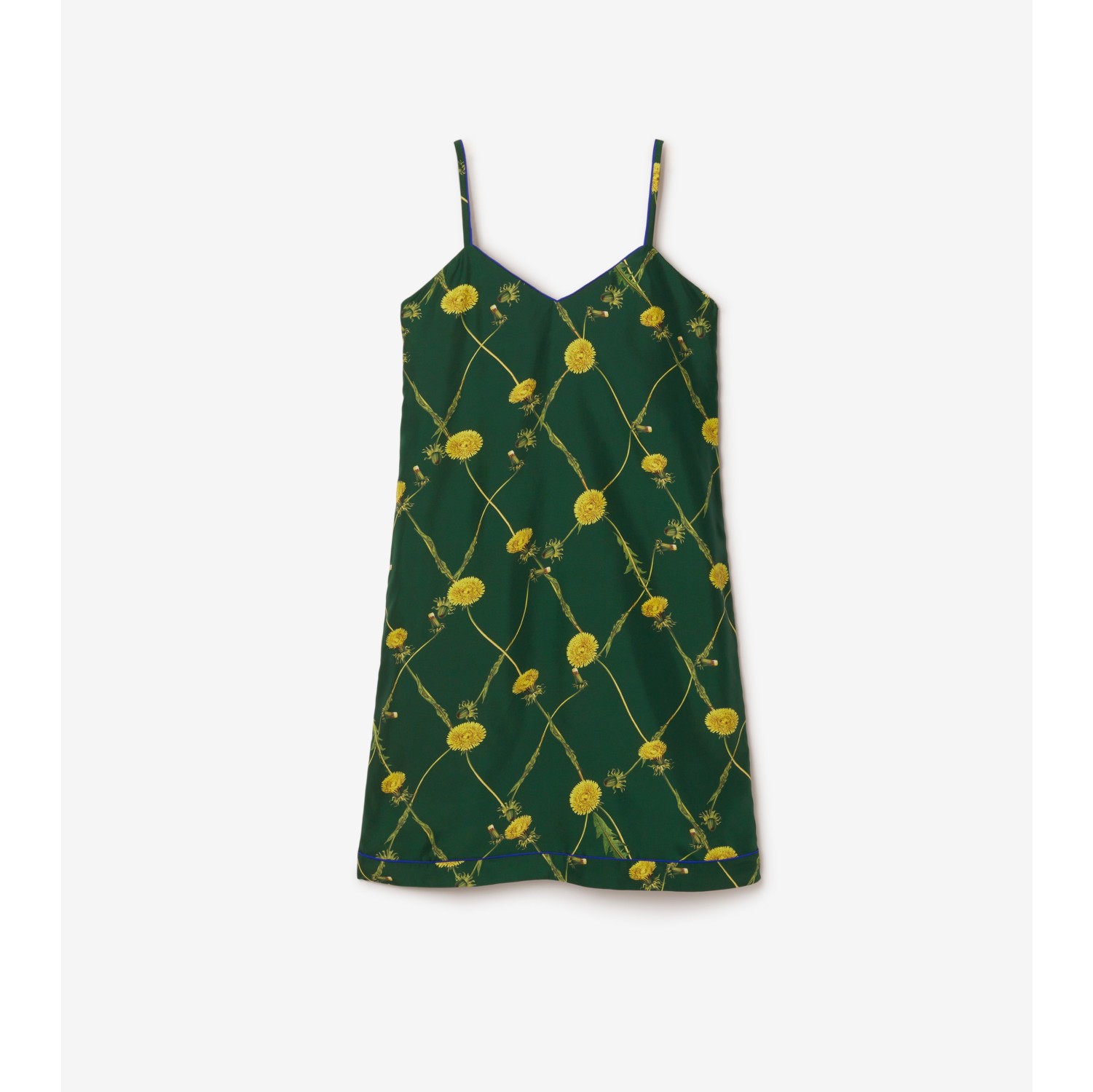 Dandelion Silk Dress in Ivy - Women | Burberry® Official