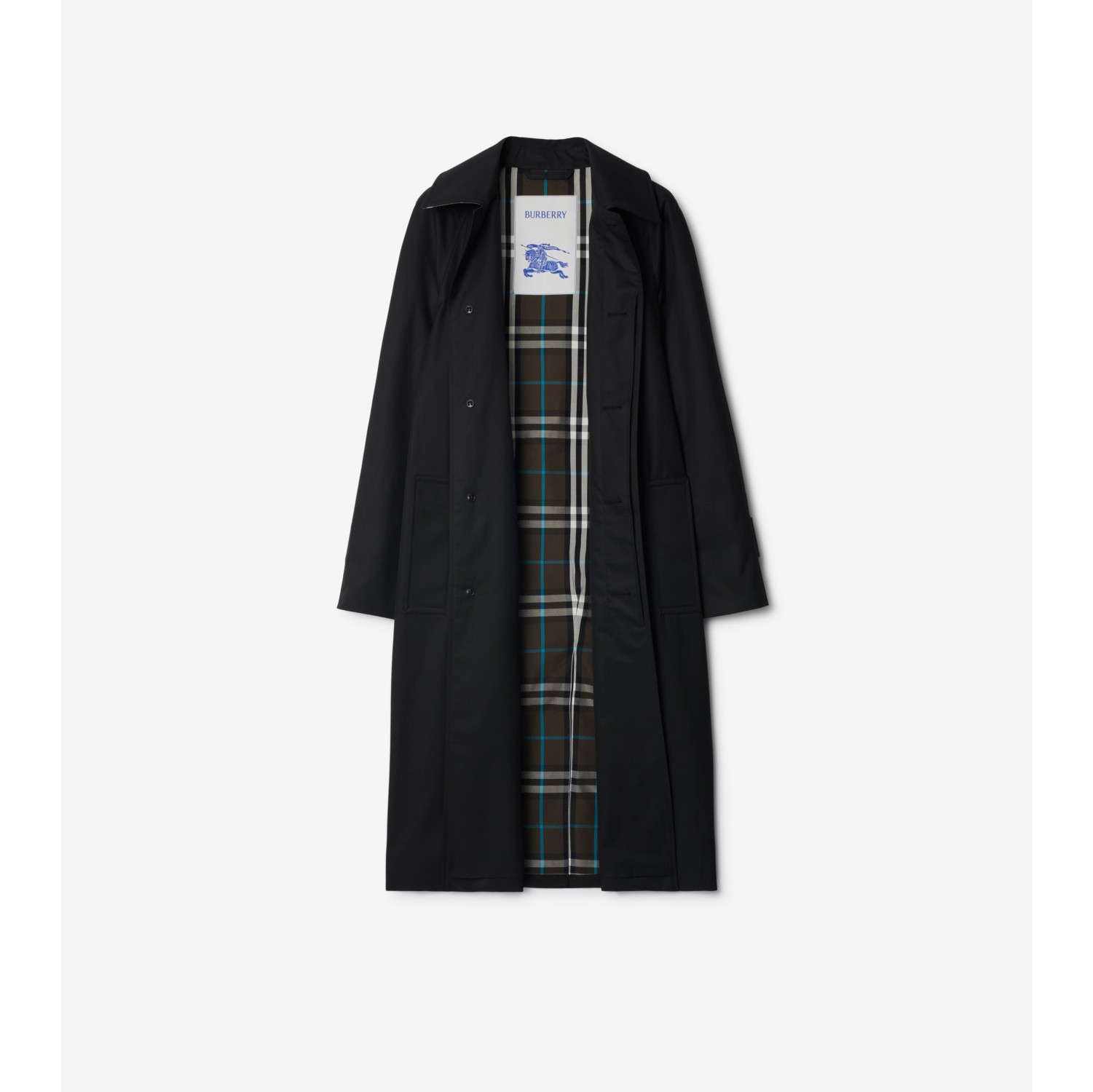Long Gabardine Car Coat