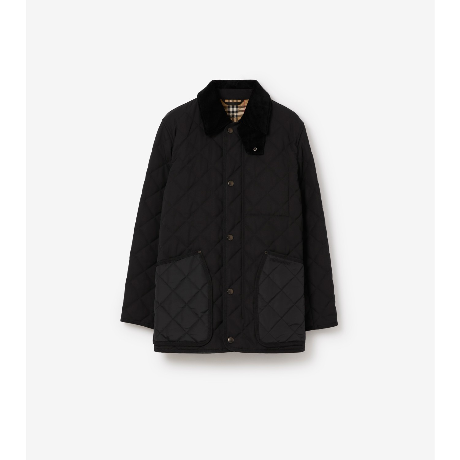 Burberry quilted on sale jacket mens