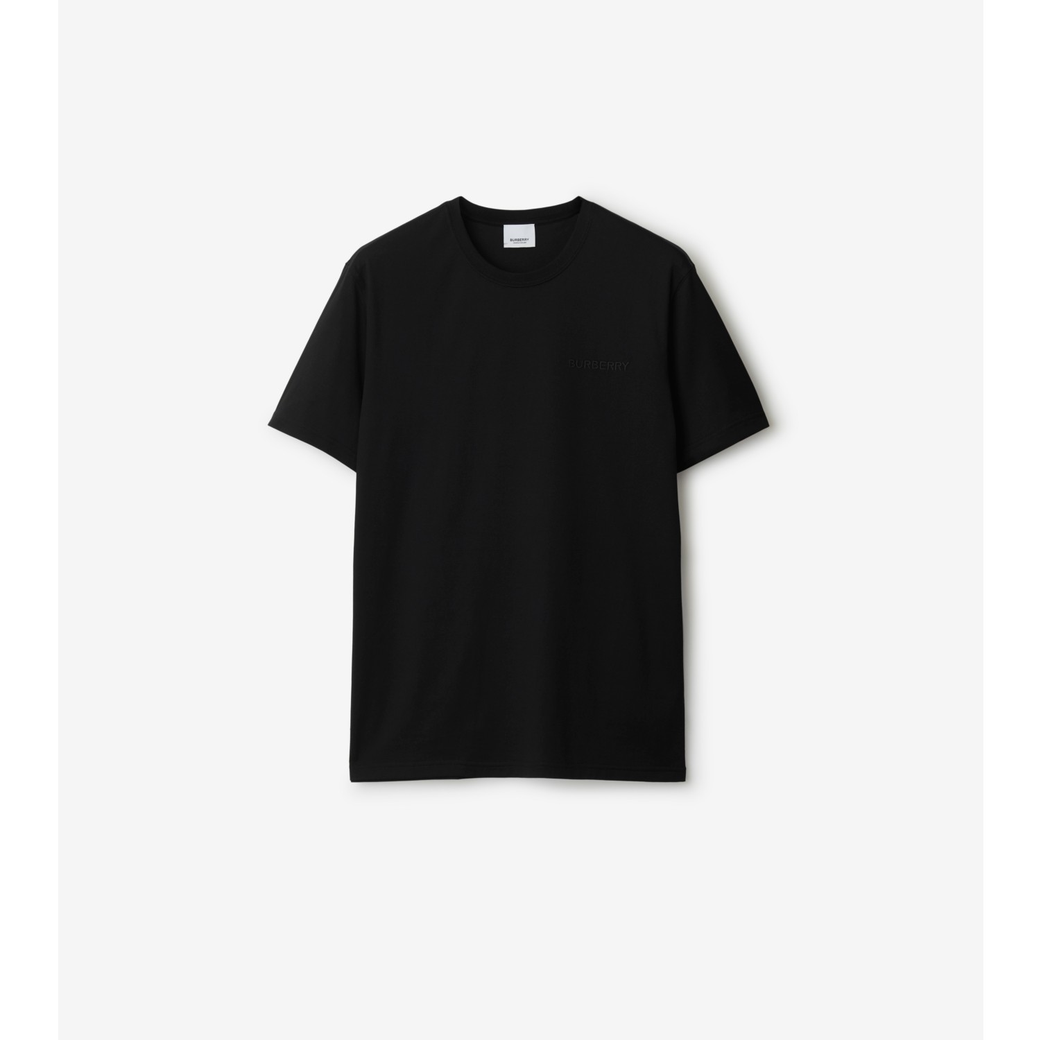 コットンTシャツ (ブラック) - メンズ | Burberry®公式サイト