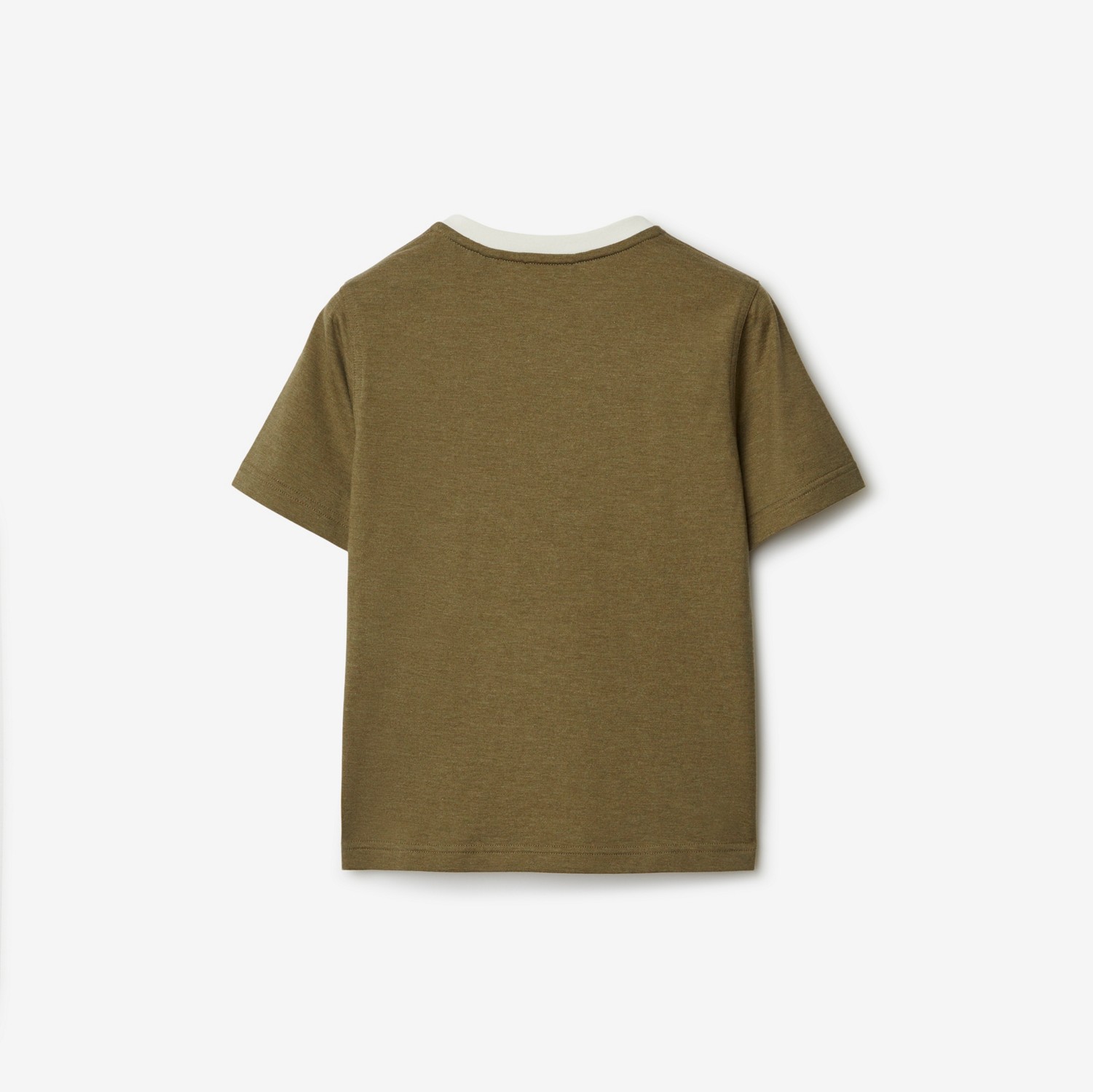 Baumwoll-T-Shirt in Zweitonoptik