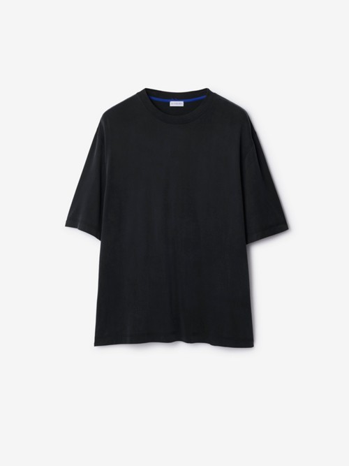 Burberry Stretch Jersey T-shirt In Blue