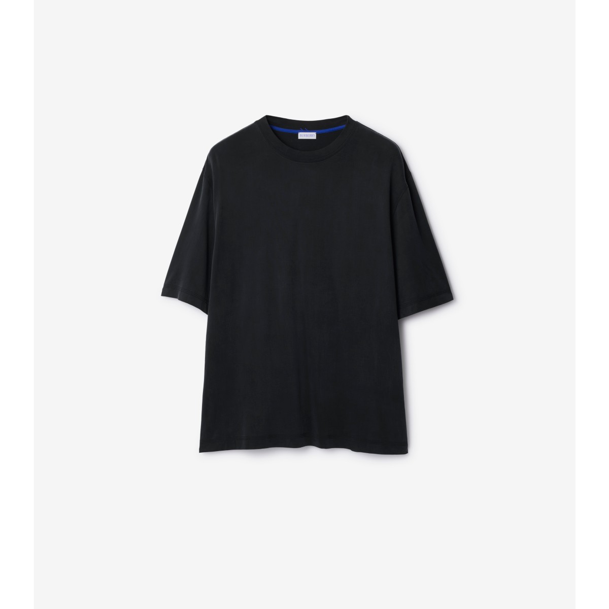 Burberry T-shirt Con Ekd In Black