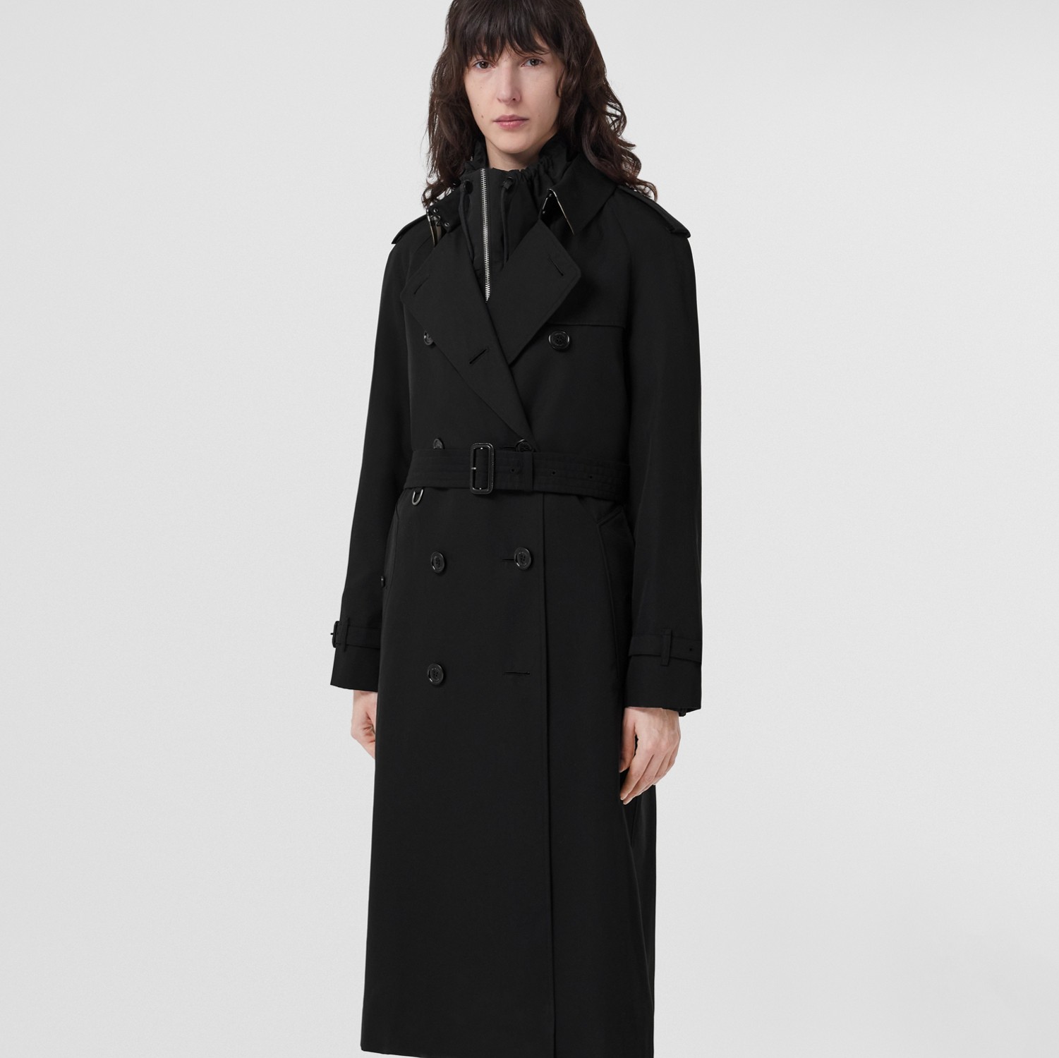 Trench coat Heritage The Waterloo lungo (Nero) - Donna | Sito ufficiale Burberry®