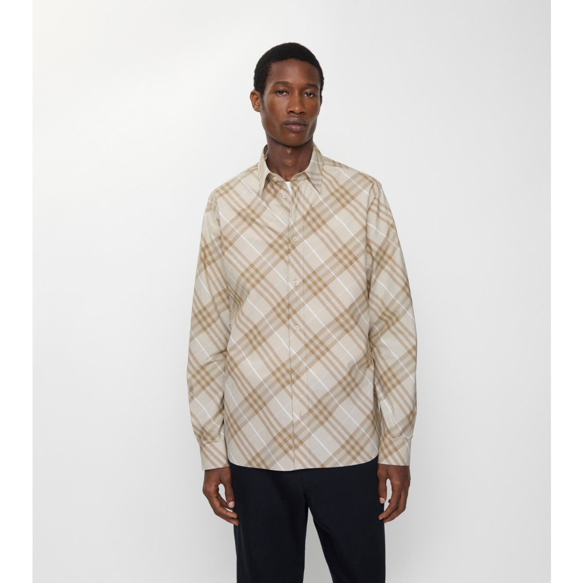  Check Relaxed Fit Cotton Shirt