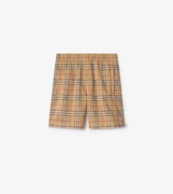 Burberry  バーバリー チェックラベル 膝丈トラックショーツ D0567782-2AA1-4D18-96DB-