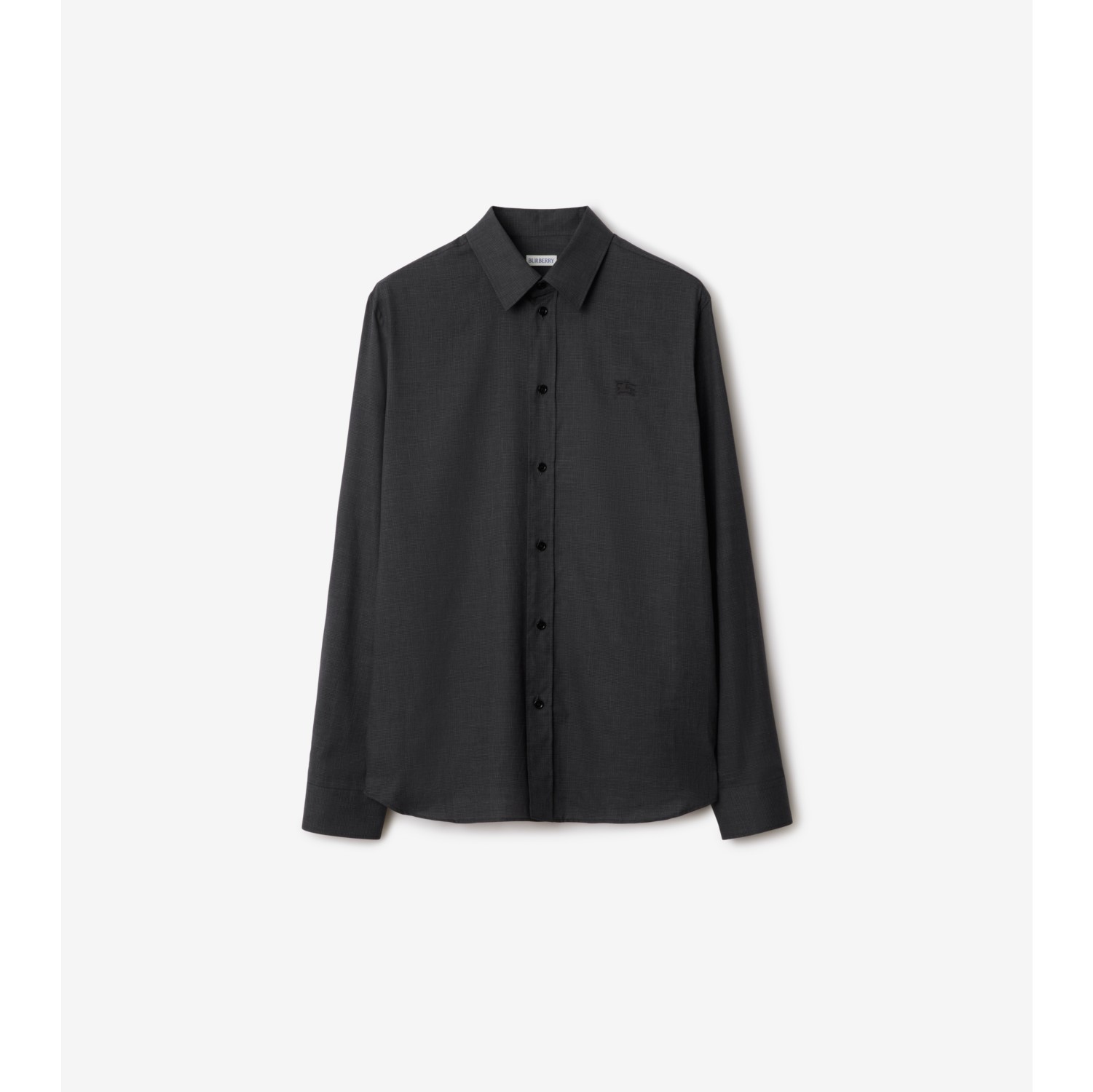Relaxed Fit Check Cotton Shirt