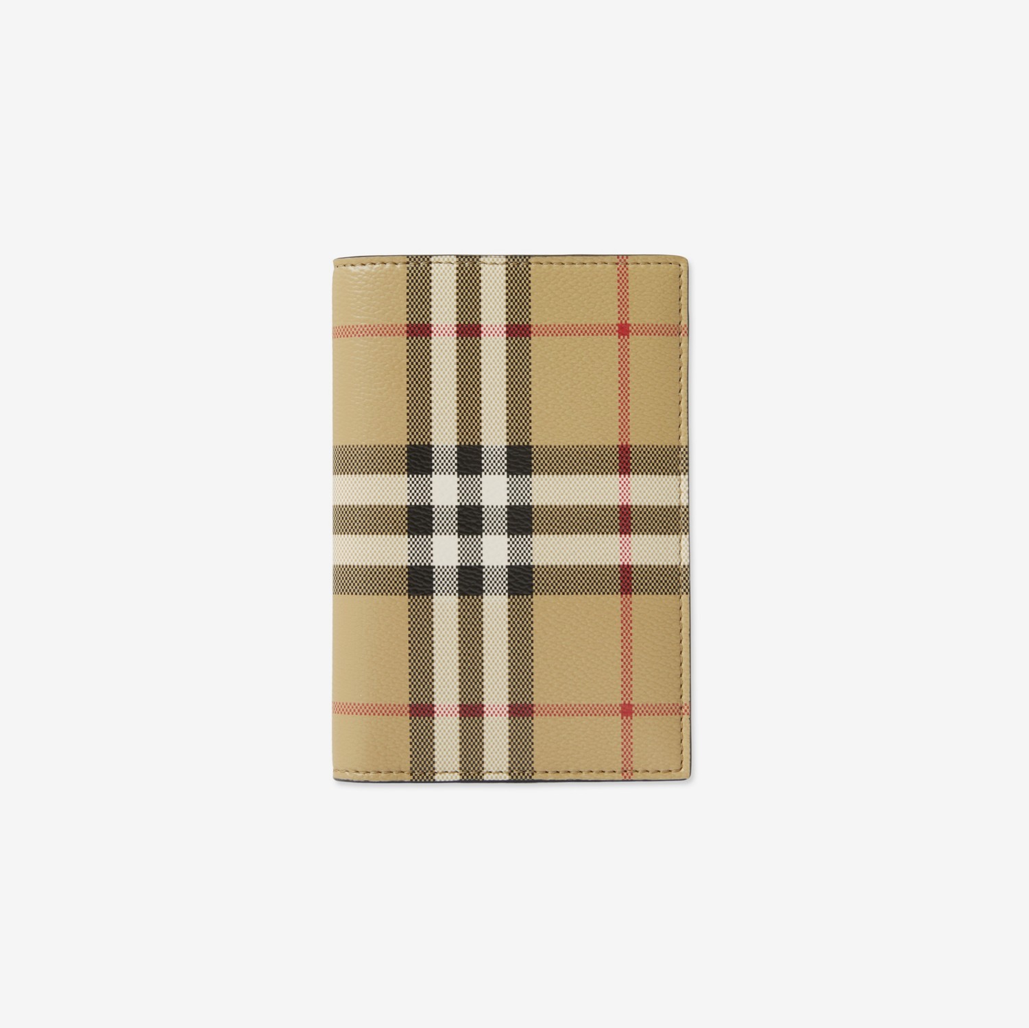 Check Passport Holder in Archive beige - Men | Burberry® Official