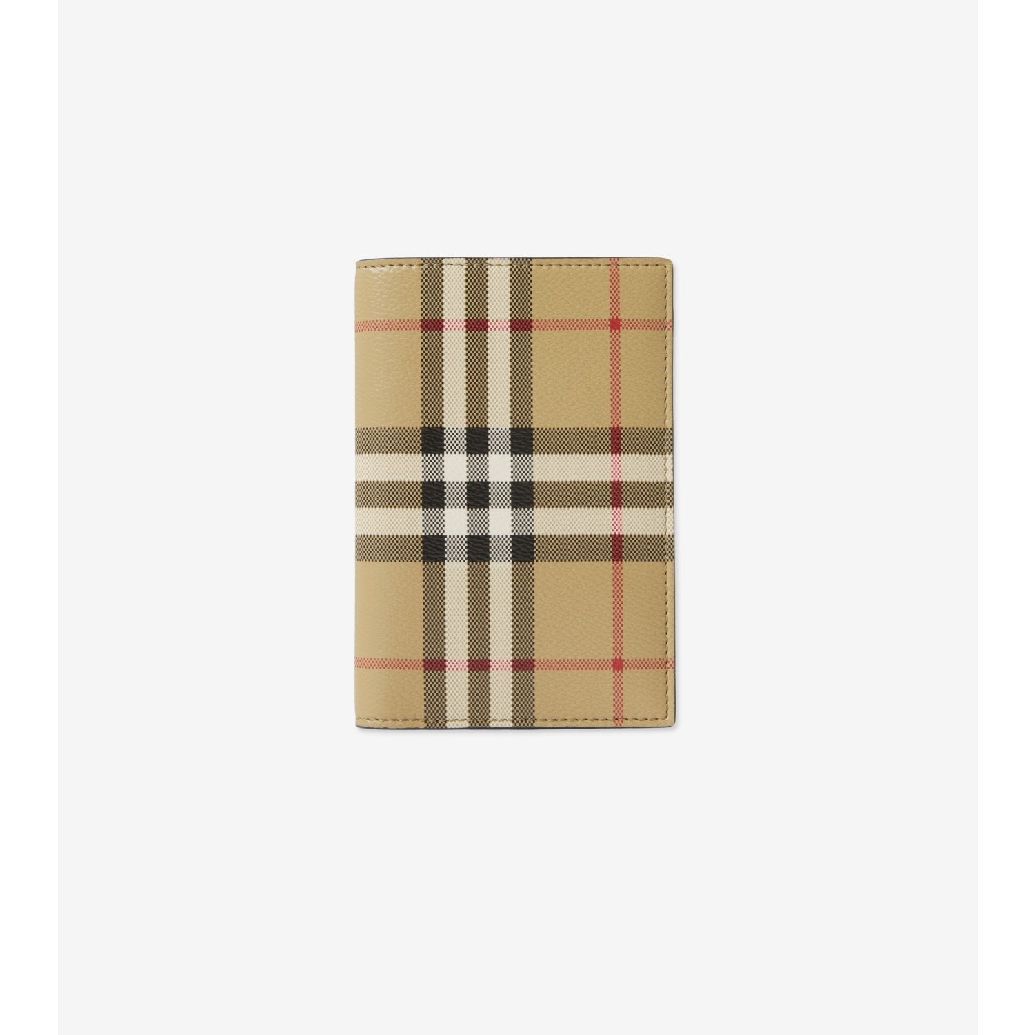 Check Passport Holder in Archive beige - Men | Burberry® Official