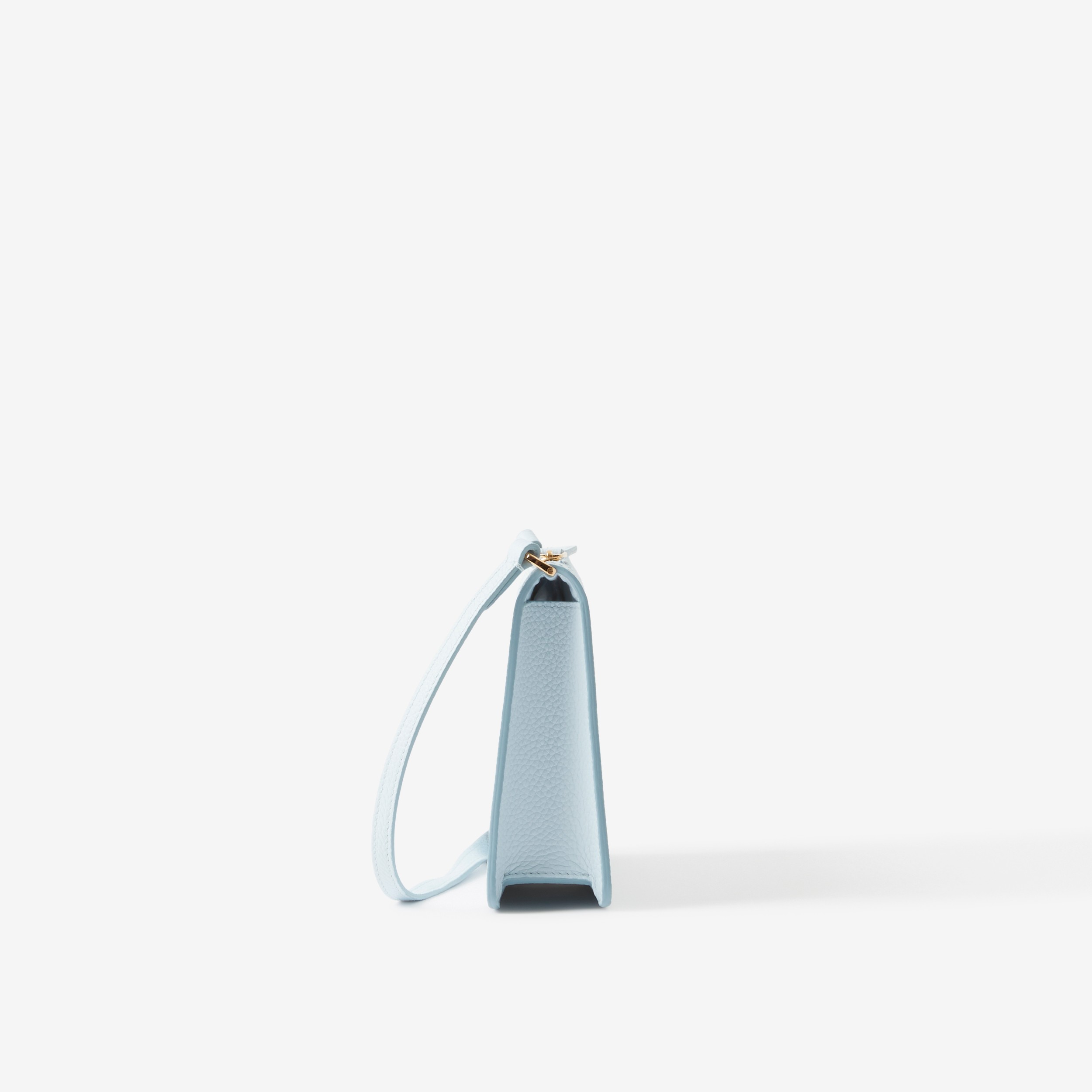 Grainy Leather Mini TB Shoulder Pouch in Pale Blue - Women | Burberry® Official - 2