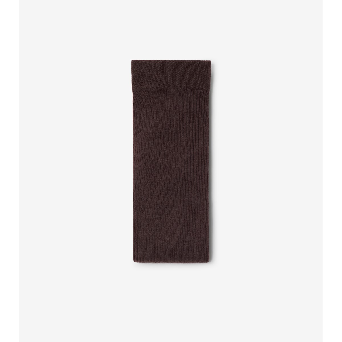 Shop Burberry Wool Blend Tights In Dark Chocolate